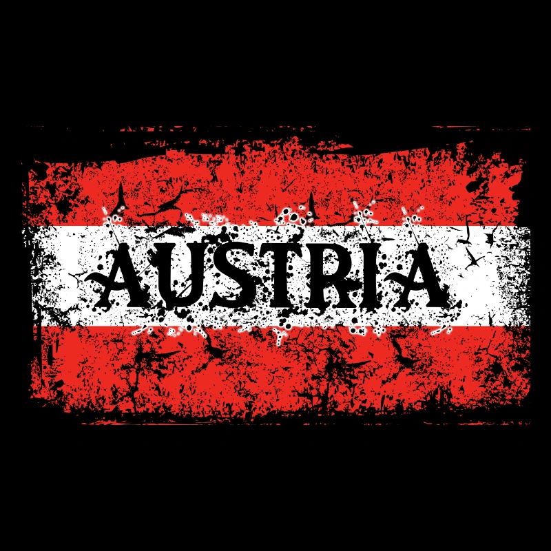 austria | austrian flag destroyed