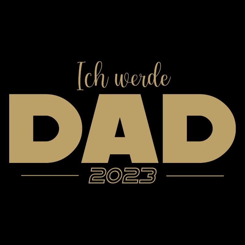Ich werde Dad 2023 Geschenk Papa 2023