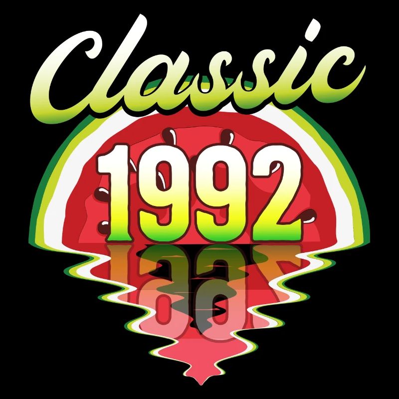 Pastèque Vintage 1992 30 Ans Anniversaire
