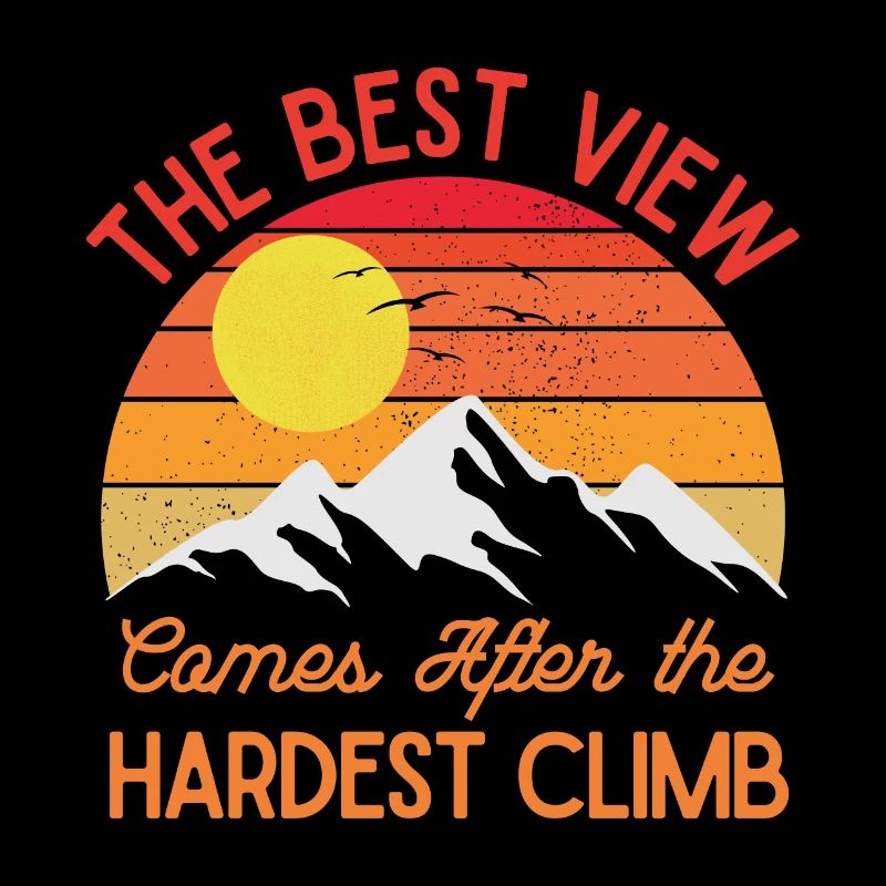 La meilleure vue vient après la montée la plus difficile