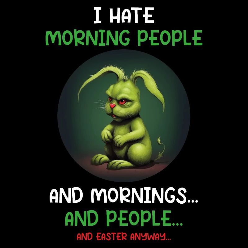 I hate mornings Easter Edition