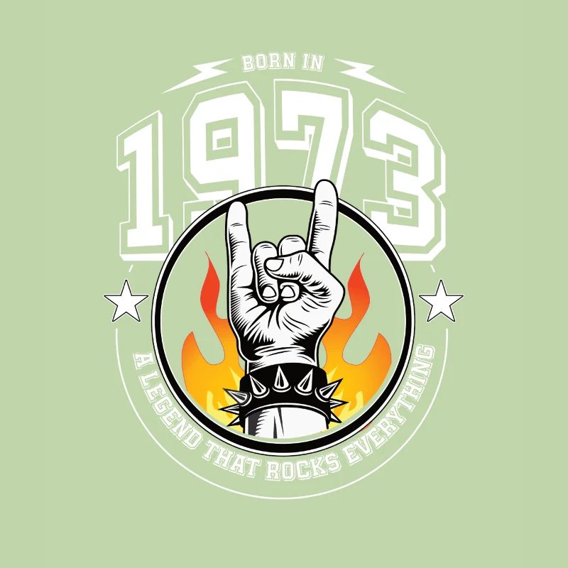 1973 Birthday, rocks everything