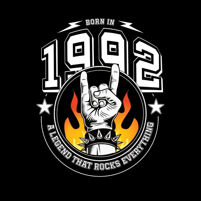 1992 Geburtstag, rockt alles