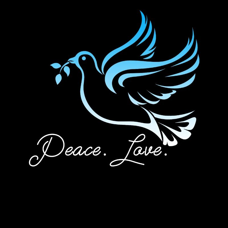Peace peace dove pacifier gift