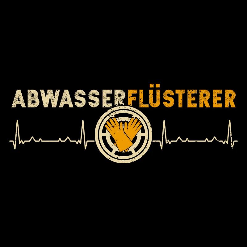 Abwassertechniker Abwasser Flüsterer Herzschlag
