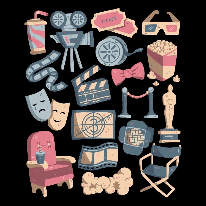 Cinéma - Films, Écran, Popcorn