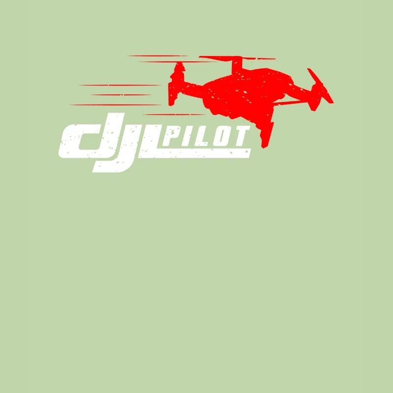 DJI Drone Airplane Pilot flyer Helikopter Geschenk