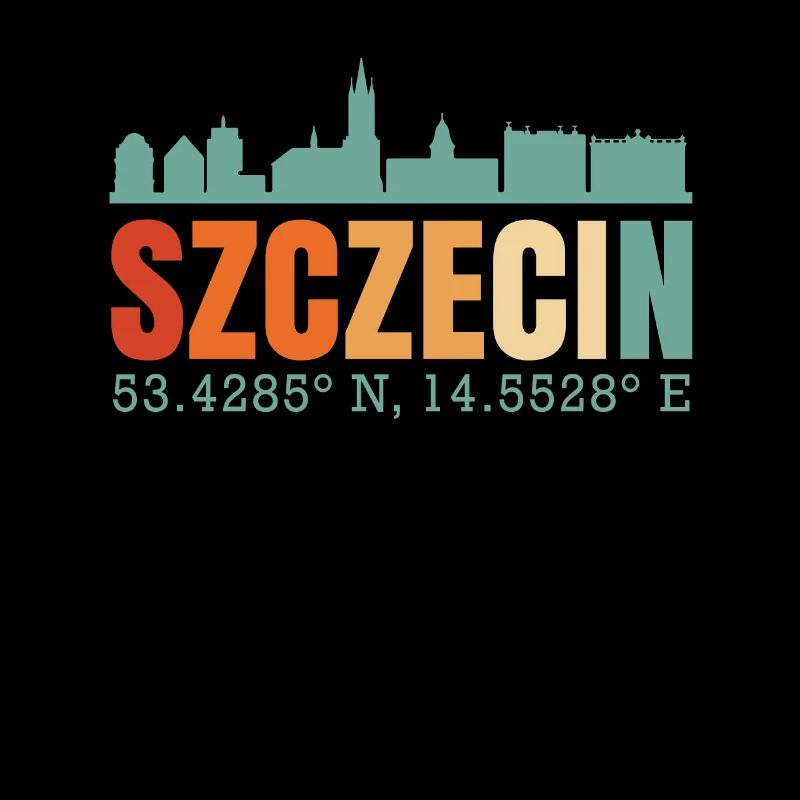 Szezecin Pologne Skyline