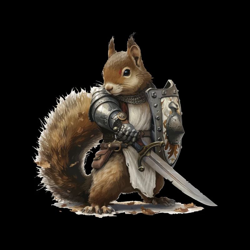 Eichhörnchen Ritter Mittelalter