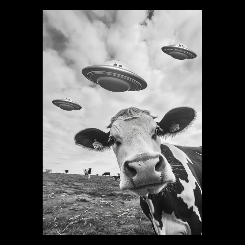 OVNI Selfie Vache