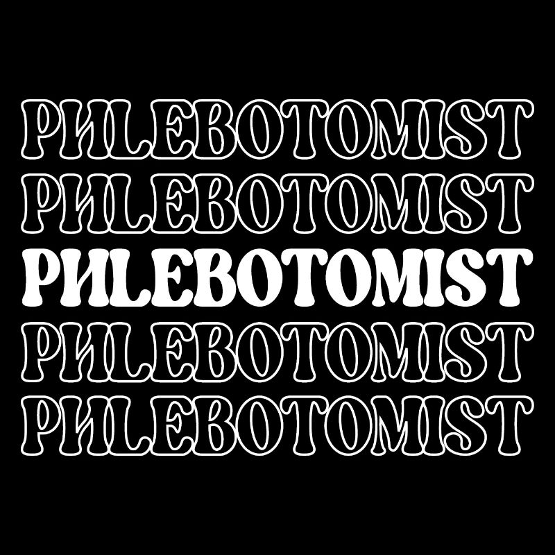 Phlebotomist-Blutspender Venipuncturist-Blut