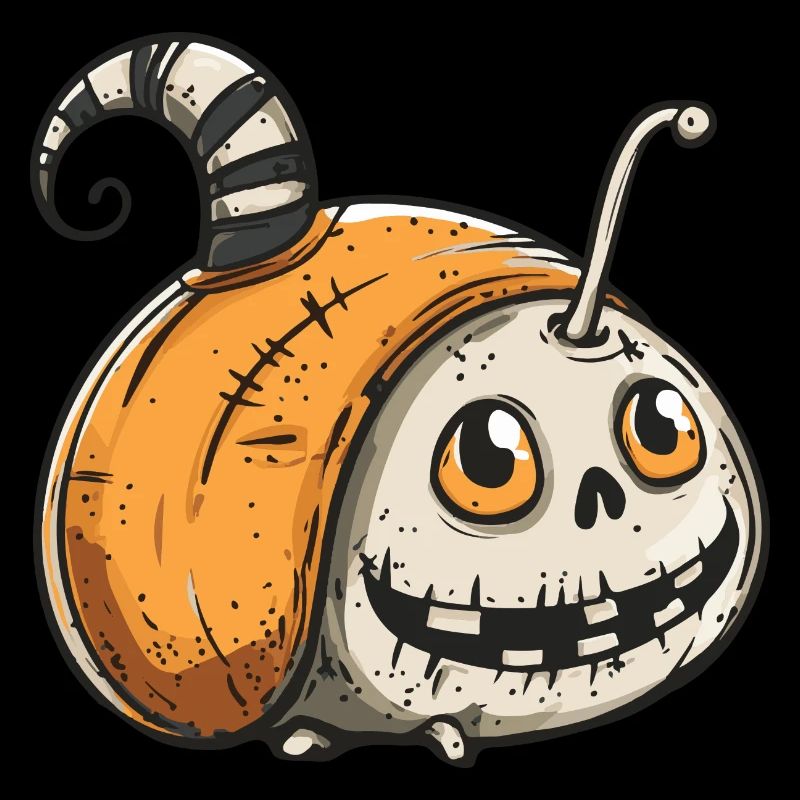 Snail Halloween Funny Zombie