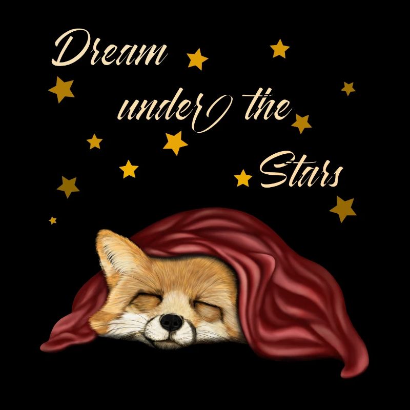 Fuchs rêve sous les étoiles