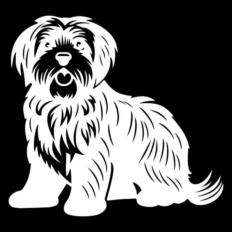 Havanese Hund Silhouette