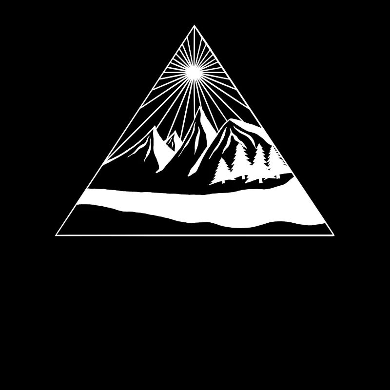 Wanderer Berge Dreieck
