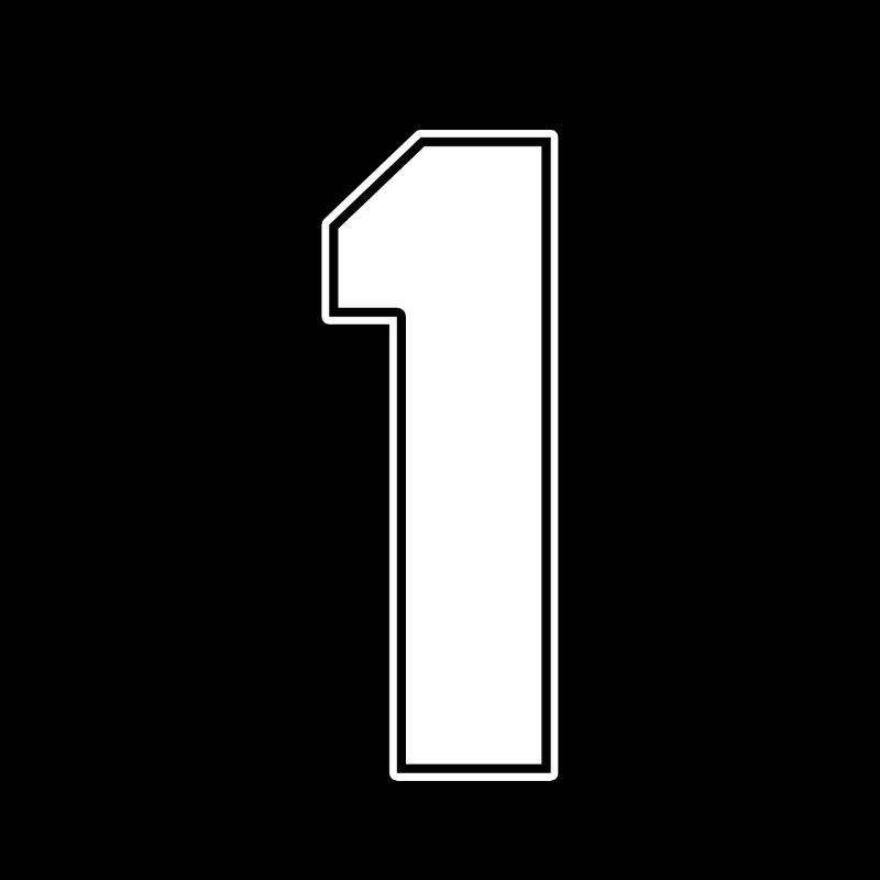 1 ans numéro maillot 1