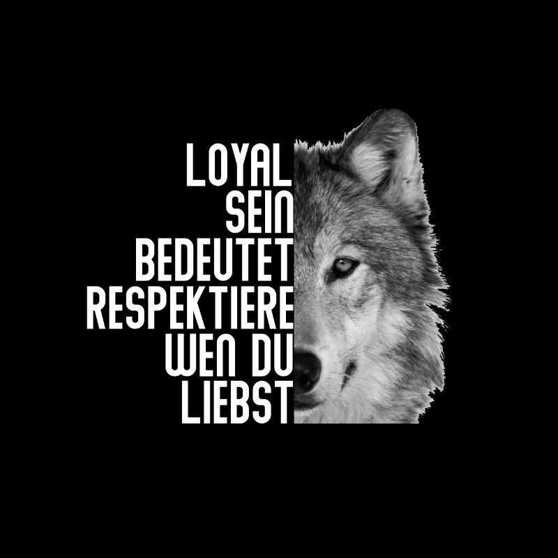 Loyal Loyalty Wolf Gift
