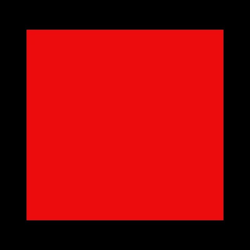Square red square geometry gift idea