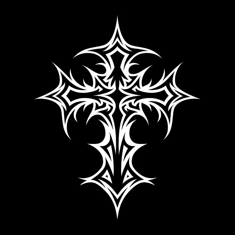 Goth Kreuz Y2K Emo Kreuz Gothic Aesthetic