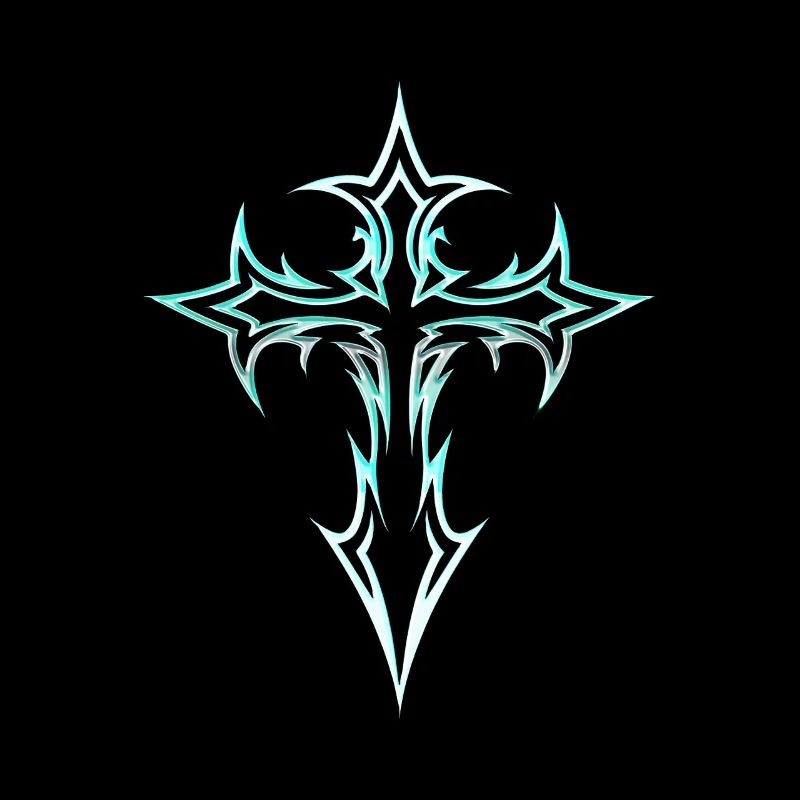 Goth Kreuz Y2K Emo Kreuz Gothic Aesthetic
