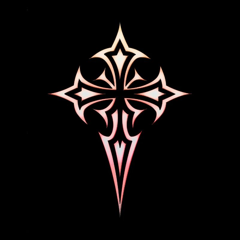 Goth Kreuz Y2K Emo Kreuz Gothic Aesthetic