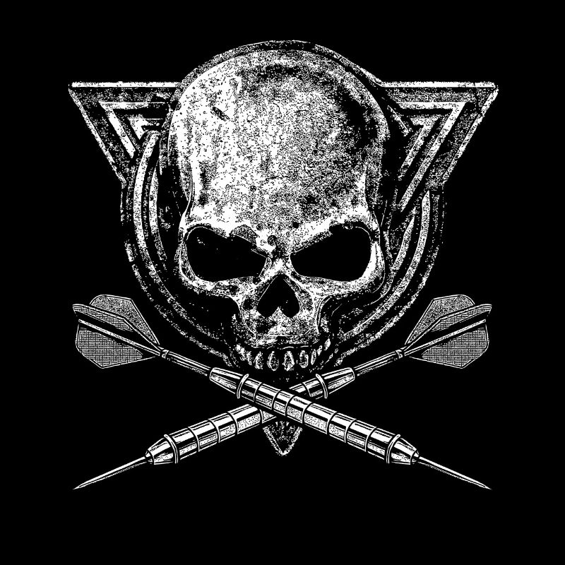 Skull Darts Dart Totenkopf Dartpfeil Geschenk