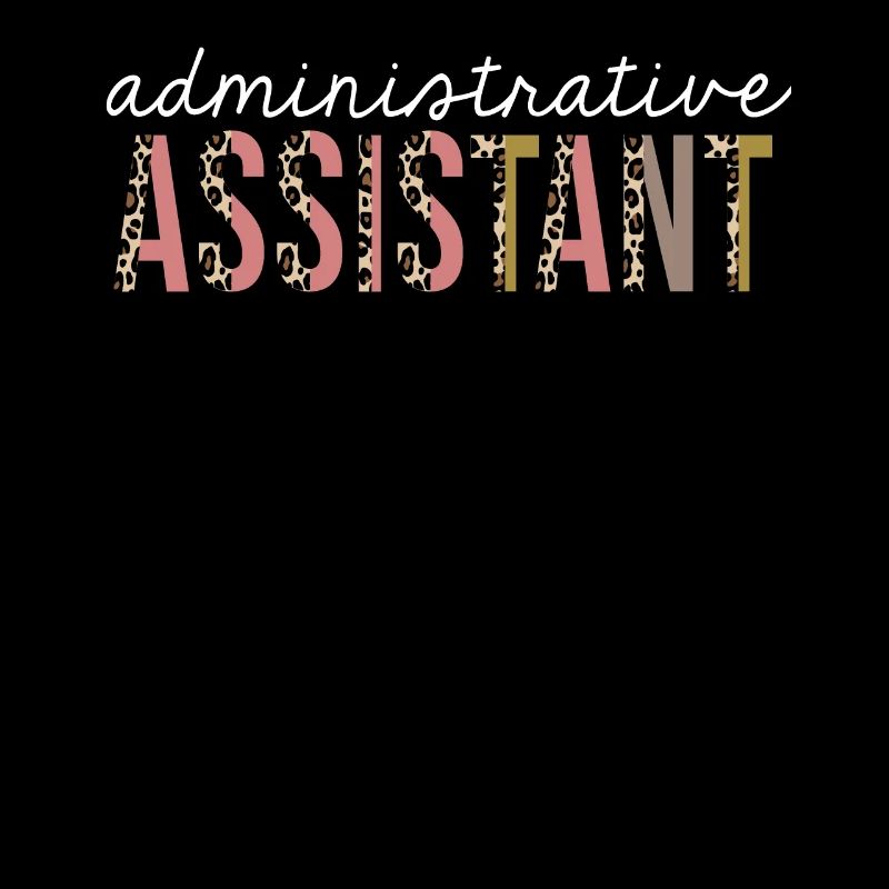 Administrative Assistant Leopard Print Funny Gift