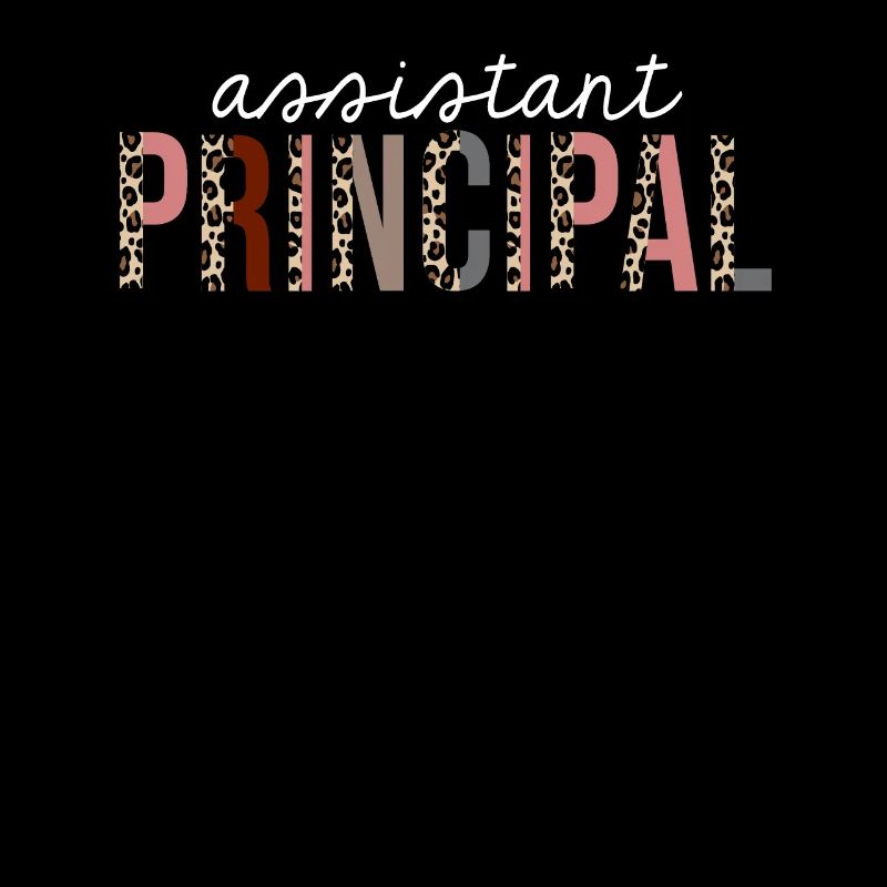 Assistant Principal Leopard Print Funny Gift