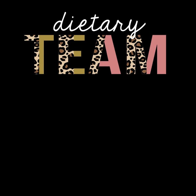 Dietary team Leopard Print Funny Gift