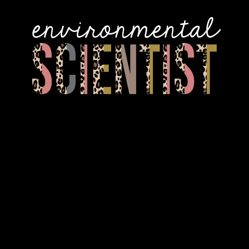 Environmental Scientist Leopard Print Funny Gift