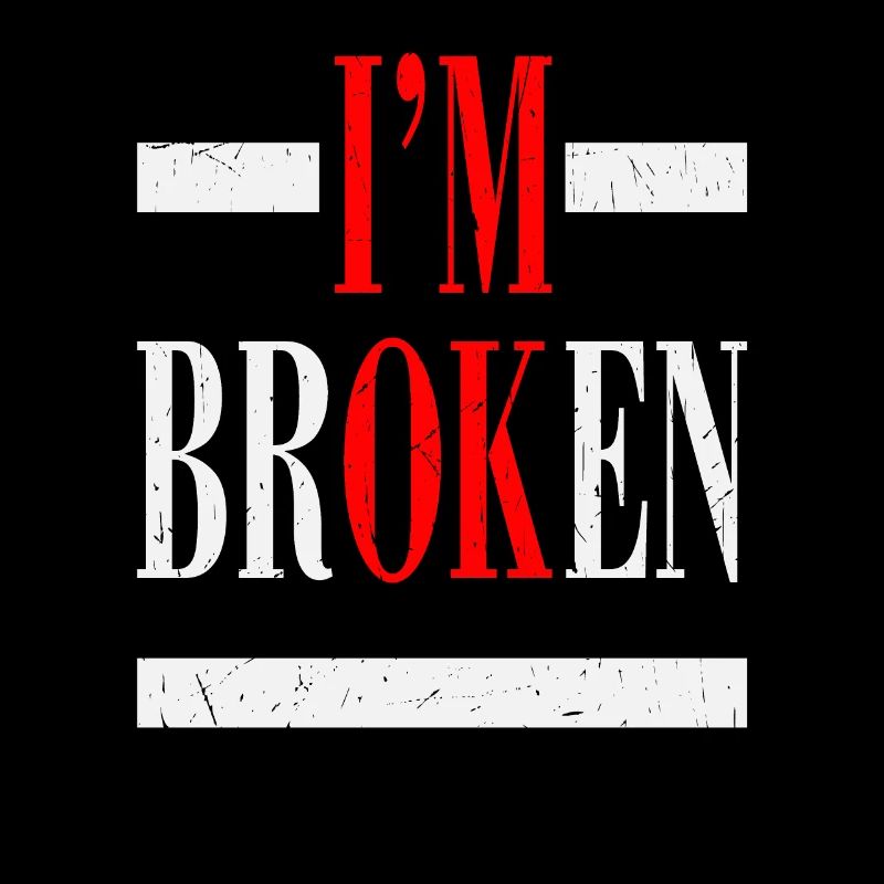 Ich bin kaputt Broken Vintage