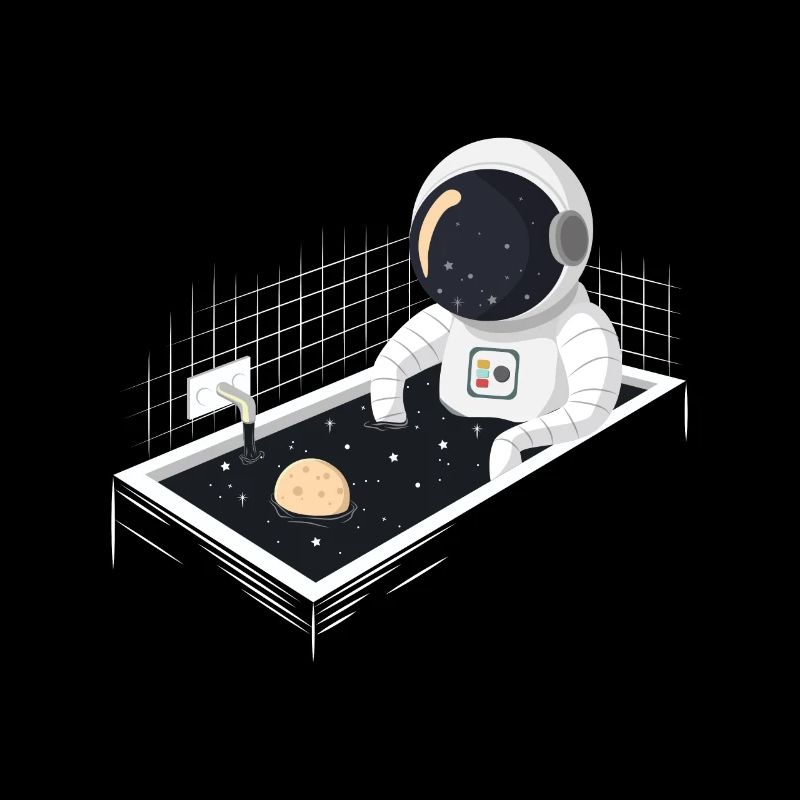 L’astronaute dans la baignoire