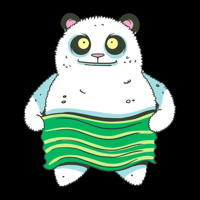 Panda asiatique à base de sushi