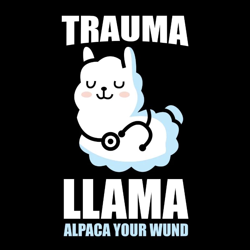 Alpaca Trauma Llama funny gift