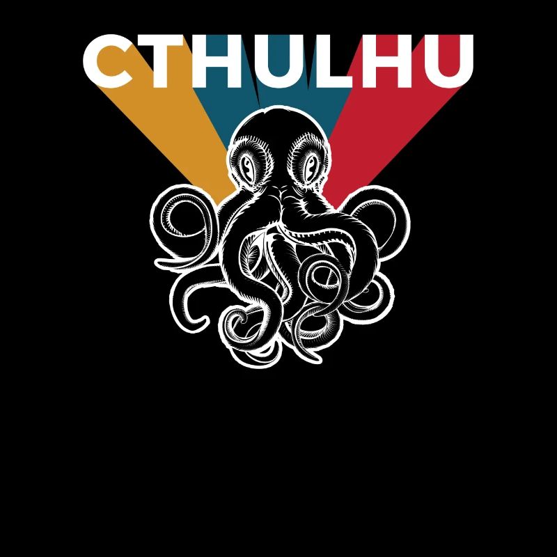 Cthulhu Retro Vintage Design
