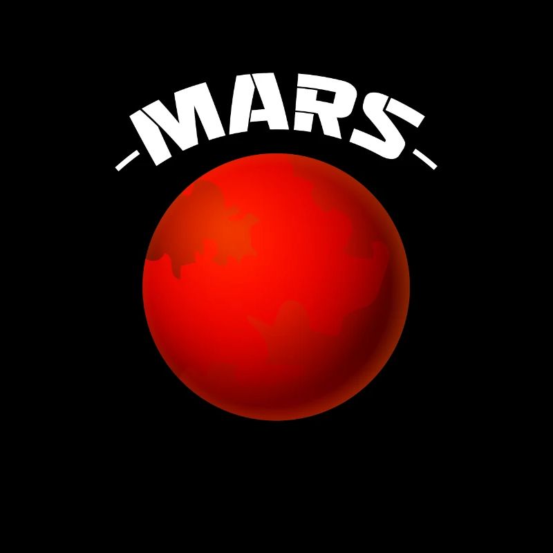 Mars Roter Planet Raumfahrt Astronaut Geschenk