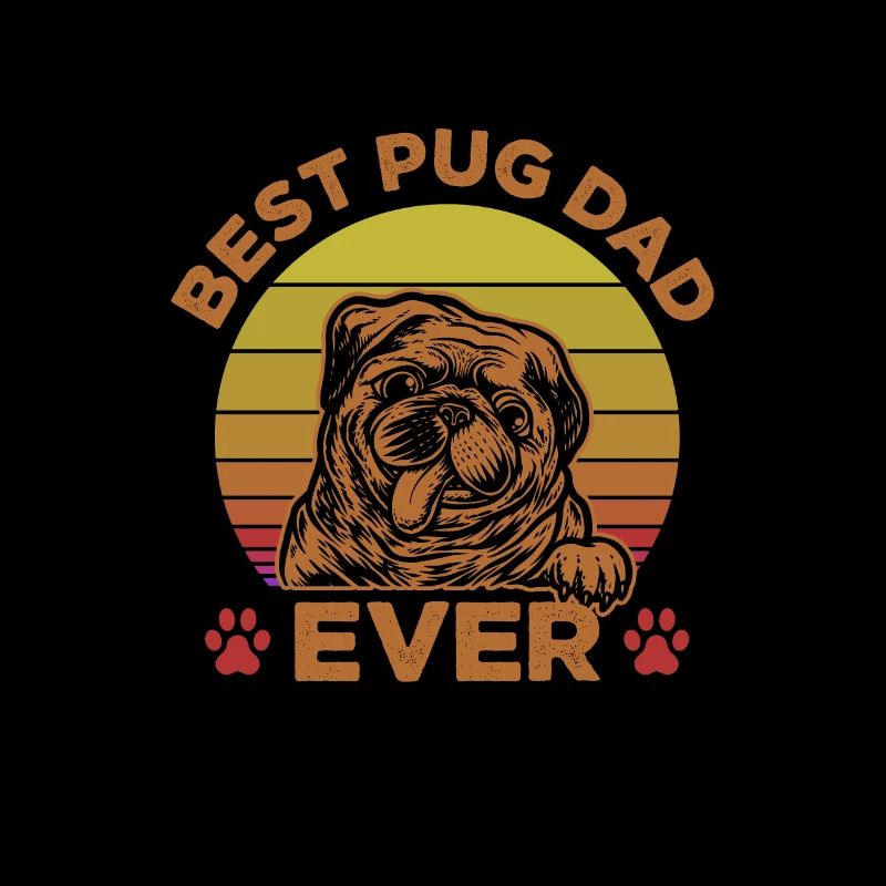 Mops Hund Hundefreund Haustier Möpse Pug Geschenk