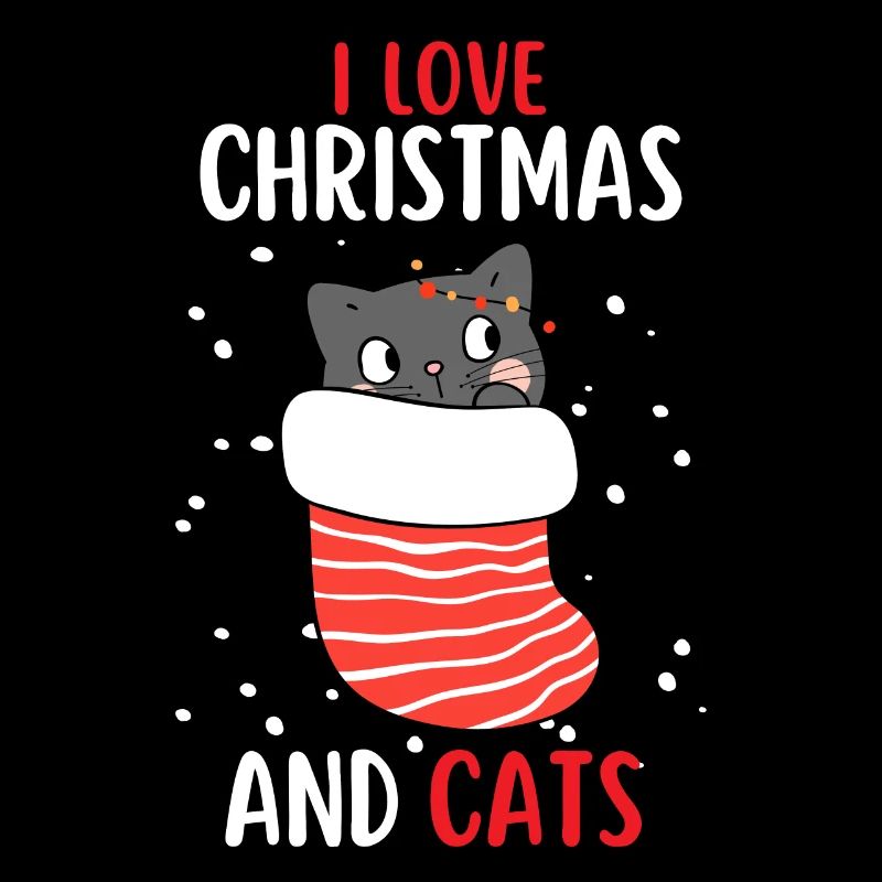 J’aime Noël et Chats Chat Noël