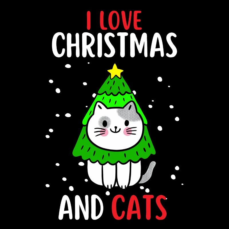 J’aime Noël et Chats Chat Noël