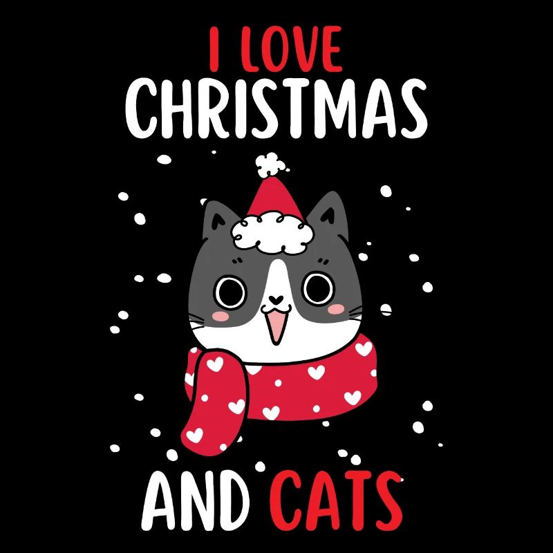 J’aime Noël et Chats Chat Noël