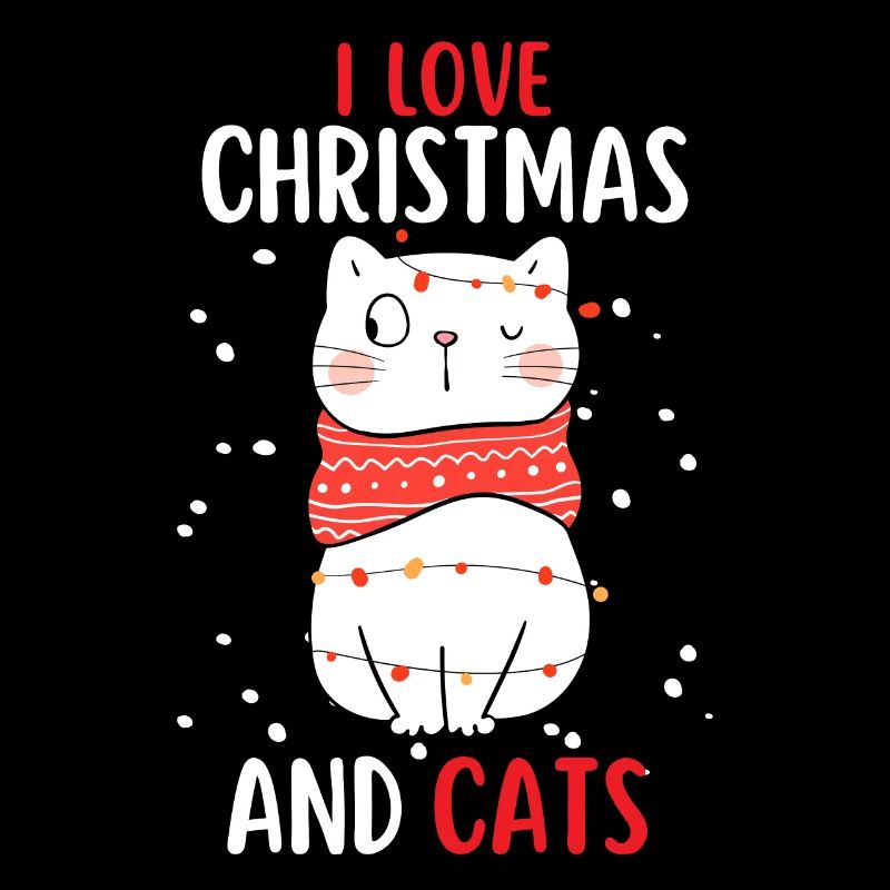 J’aime Noël et Chats Chat Noël