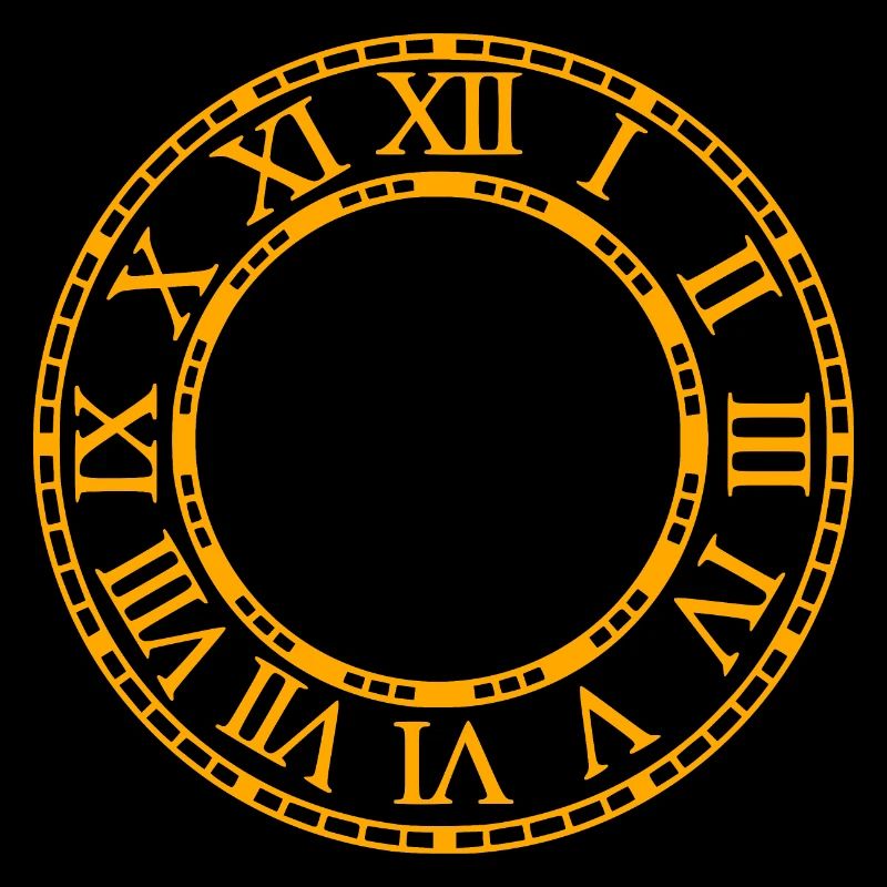 Clock Roman numerals
