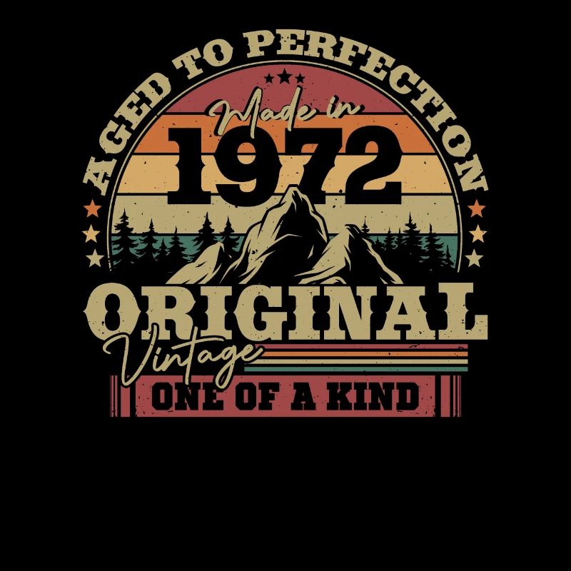 Gift 52nd Birthday Vintage 1972