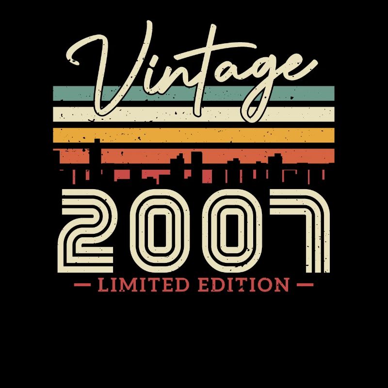 Vintage Geburtstagsgeschenk 2007 16/17 Jahre