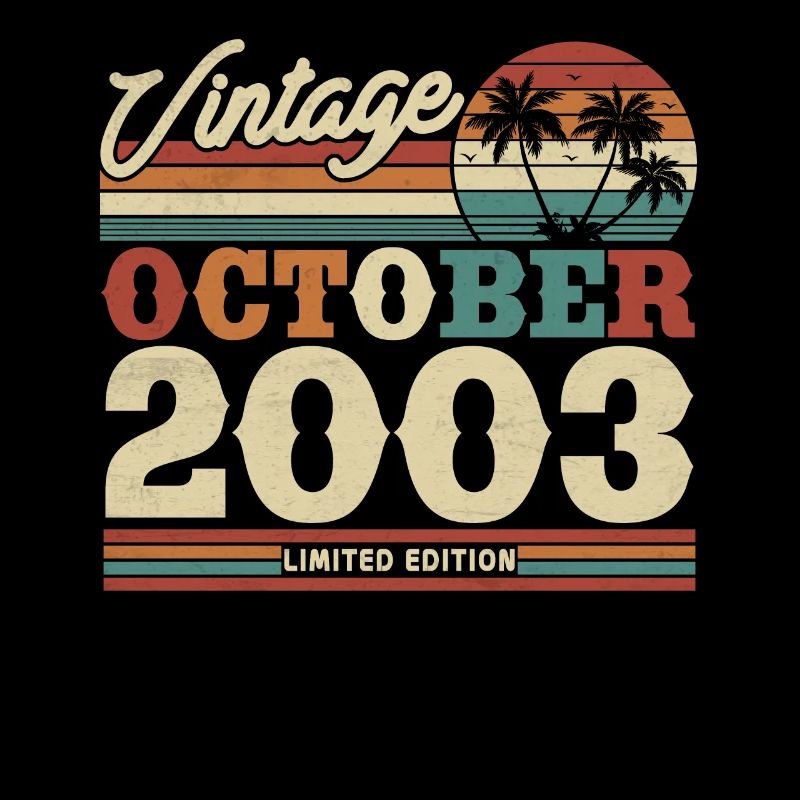 Vintage Geburtstagsgeschenk Okt. 2003