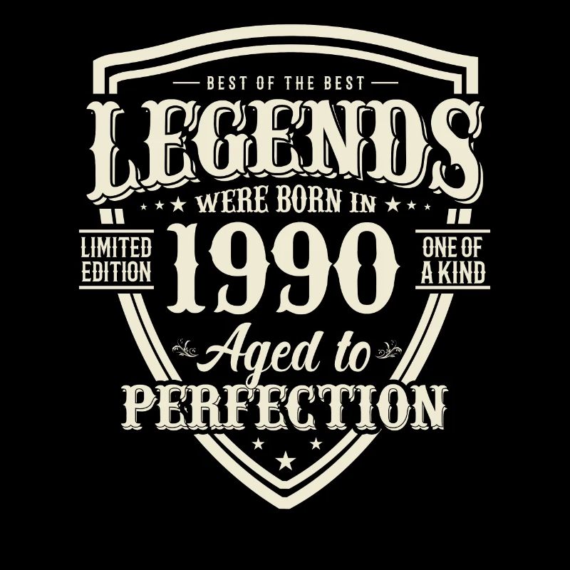 Geburtstagsgeschenk Vintage 1990 - 33 Jahre