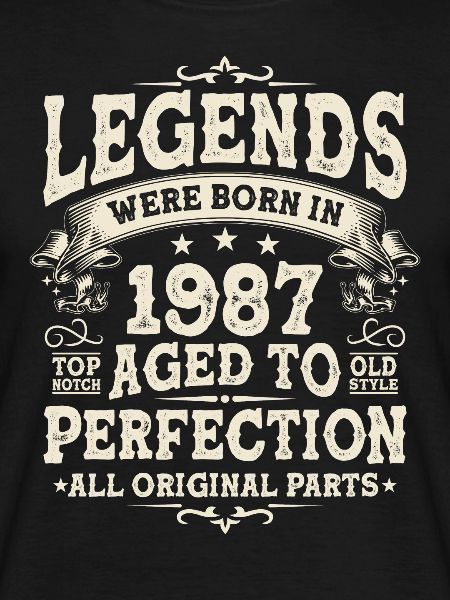 Unique birthday present 1987