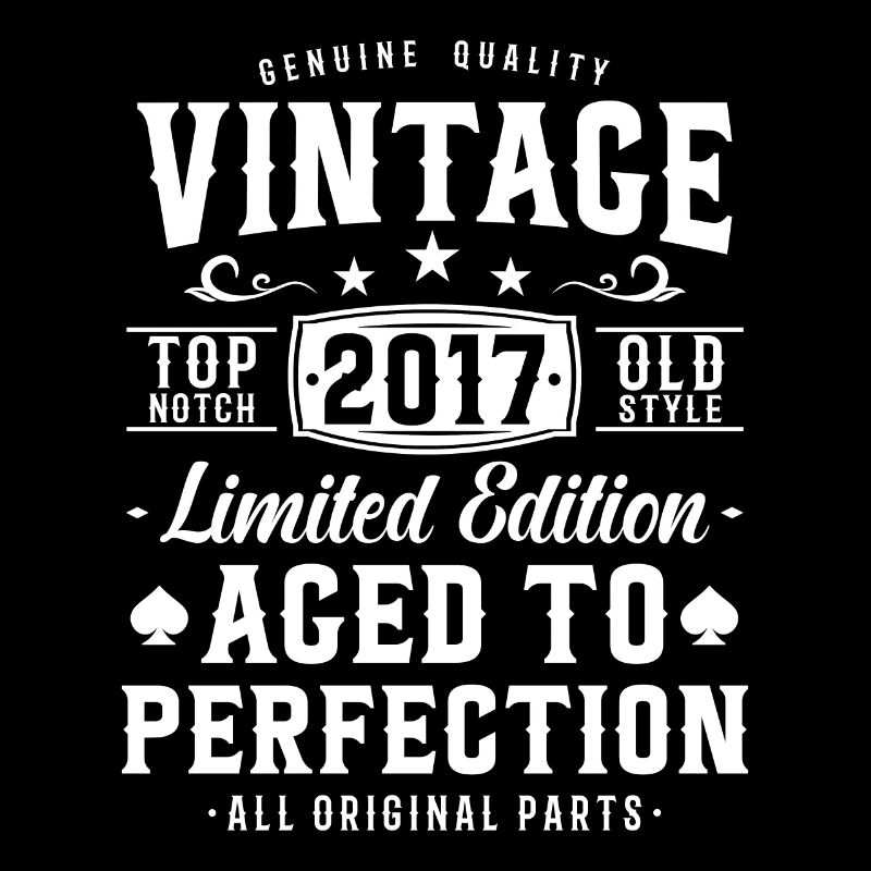 Vintage 2017 Birthday Gift