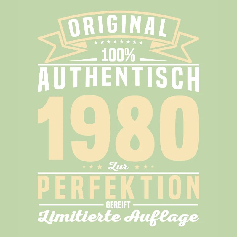 Authentisches Geburtstagsgeschenk '80