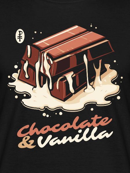Chocolate and vanilla